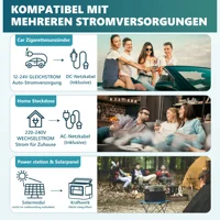 Комбинация охлаждающей коробки компрессора EUHOMY для холодильника-морозильной камеры с приложением и ЖК-дисплеем |   Портативный холодильник для кемпинга | -20 ℃ ~20 ℃ — изображение 5