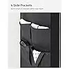 Portable Closet, Wardrobe Closet Organizer with Cover, 3 Hanging Rods and Shelves, 4 Side Pockets, 51.2 x 17.7 x 65.7 Inches, La 6