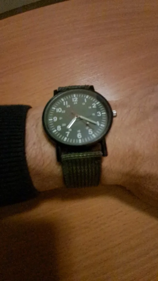 Marca de luxo quartzo relógio masculino, ponteiros luminosos, relógio masculino, mostrador grande, relógio de pulso impermeável, moda, 2023 photo review