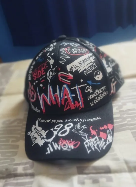 Unisex Letter Printing Snapback Baseball Caps photo review