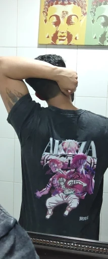 Men Streetwear Summer Rengoku Kyoujurou Top Tee Harajuku Anime Demon Slayer Printed T-shirt Vintage Washed Oversized Tshirt