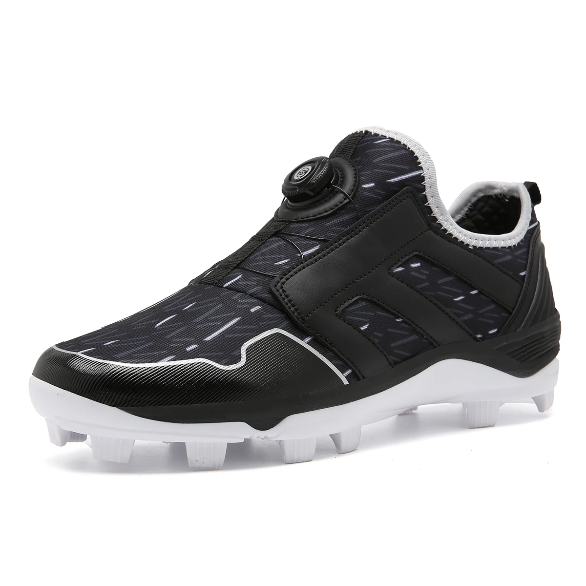 Men's Baseball Shoes Training Long Spikes Softball Shoes Non-slip Cleats And Turf Softball Sneakers Beginners Baseball Sneakers