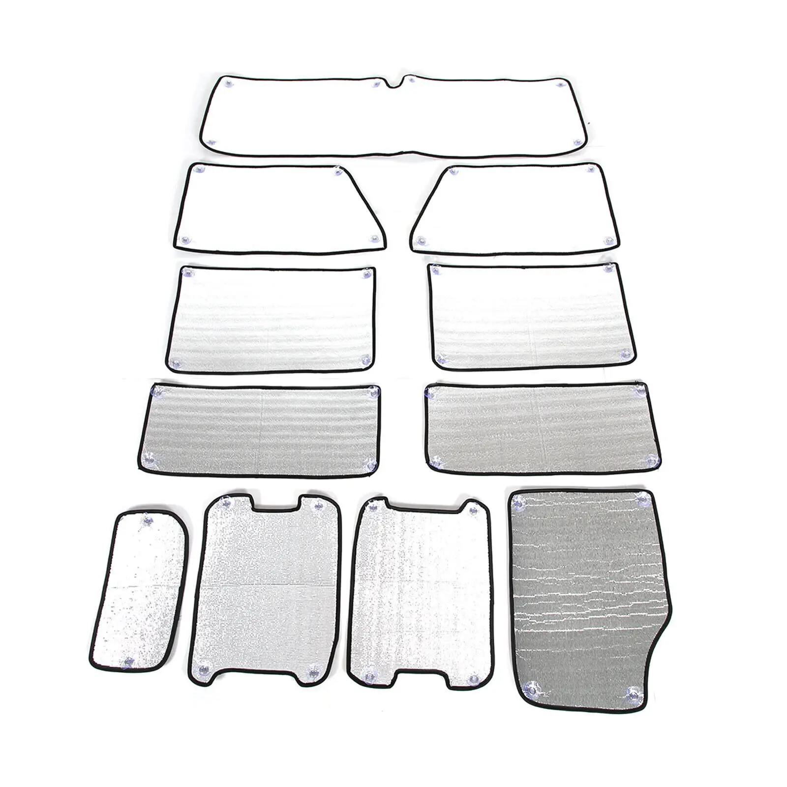 Per Land Rover Defender 90 110 130 2004-2024 argento parabrezza anteriore per auto parasole protezione solare visiera parasole accessori per auto  34