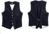 Mens Suit Vest Notched Plaid Wool Herringbone Tweed Waistcoat Casual Formal Business Groomman For Wedding Green/Black/Green/Grey 5