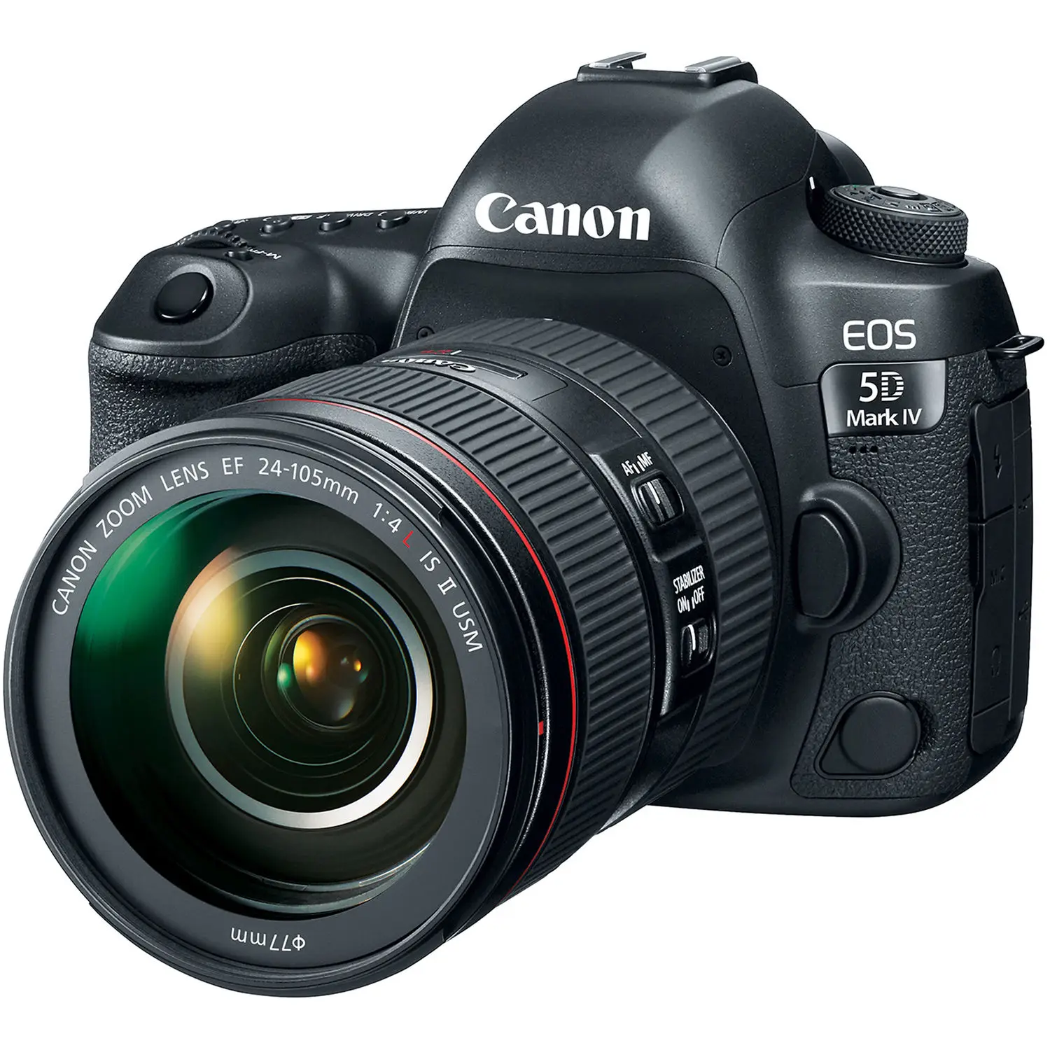 캐논 EOS 5D 마크 IV DSLR 카메라, 24-105mm f/4L II 렌즈 포함