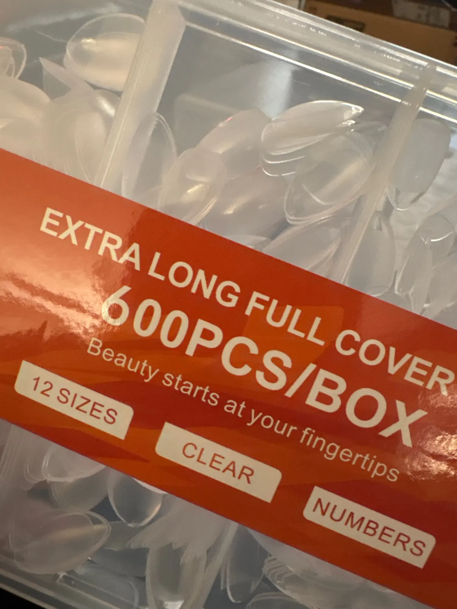 600Pcs Full Cover Press On Nail Tips Stiletto Almond Square Coffin French False Fake Soak Off Gel Nail Extension Tips Capsule photo review