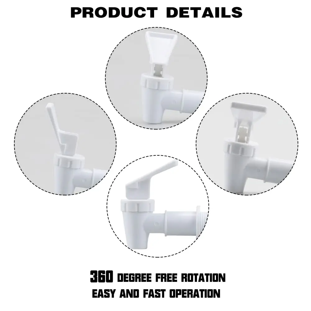 Replacement Cooler Faucet Water Dispenser Tap Set Plastic Spigot Water Filter Dispenser Reusable Spigot Spout piece water dispenser tap
