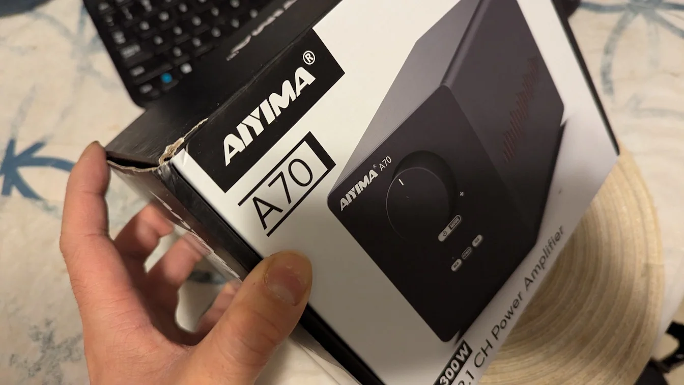 AIYIMA A70 TPA3255 PFFB Stereo Power Amplifier 300Wx2 Class D