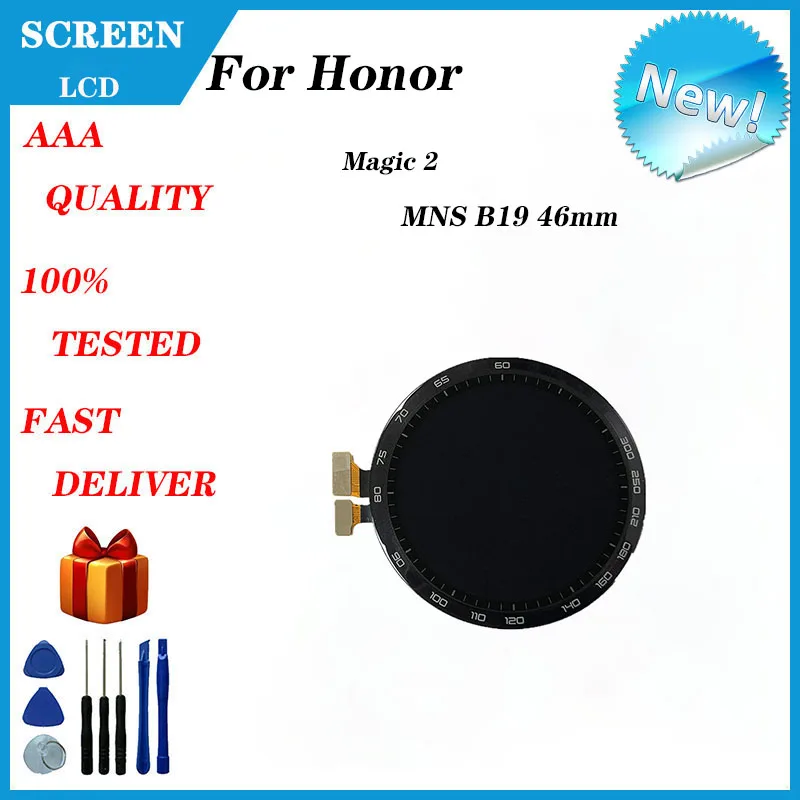 Montagem da Tela Lcd para Honor Ver Magic Tela Externa Reparo e Toque Relógio Inteligente 46 mm Mns-b19 Mns-b39 - Image 5