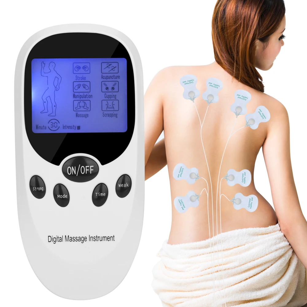 

6 Mode EMS Electric Herald Tens Machine Acupuncture Body Massage Digital Therapy Massager Muscle Stimulator Electrostimulator