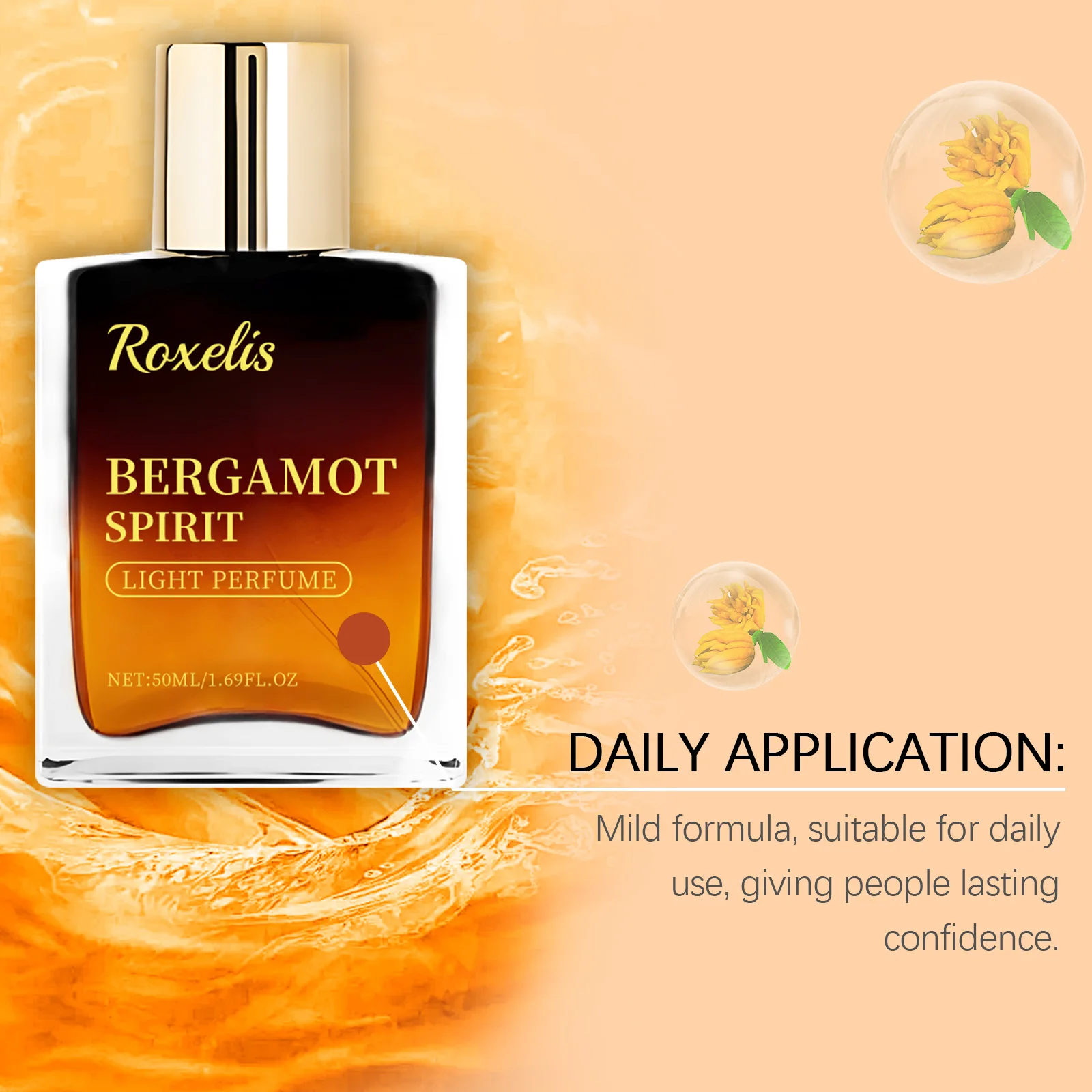 Roxelis Bergamotte Eau De Cologne Mit Natürlicher Zitrusduft Note_voghion.com