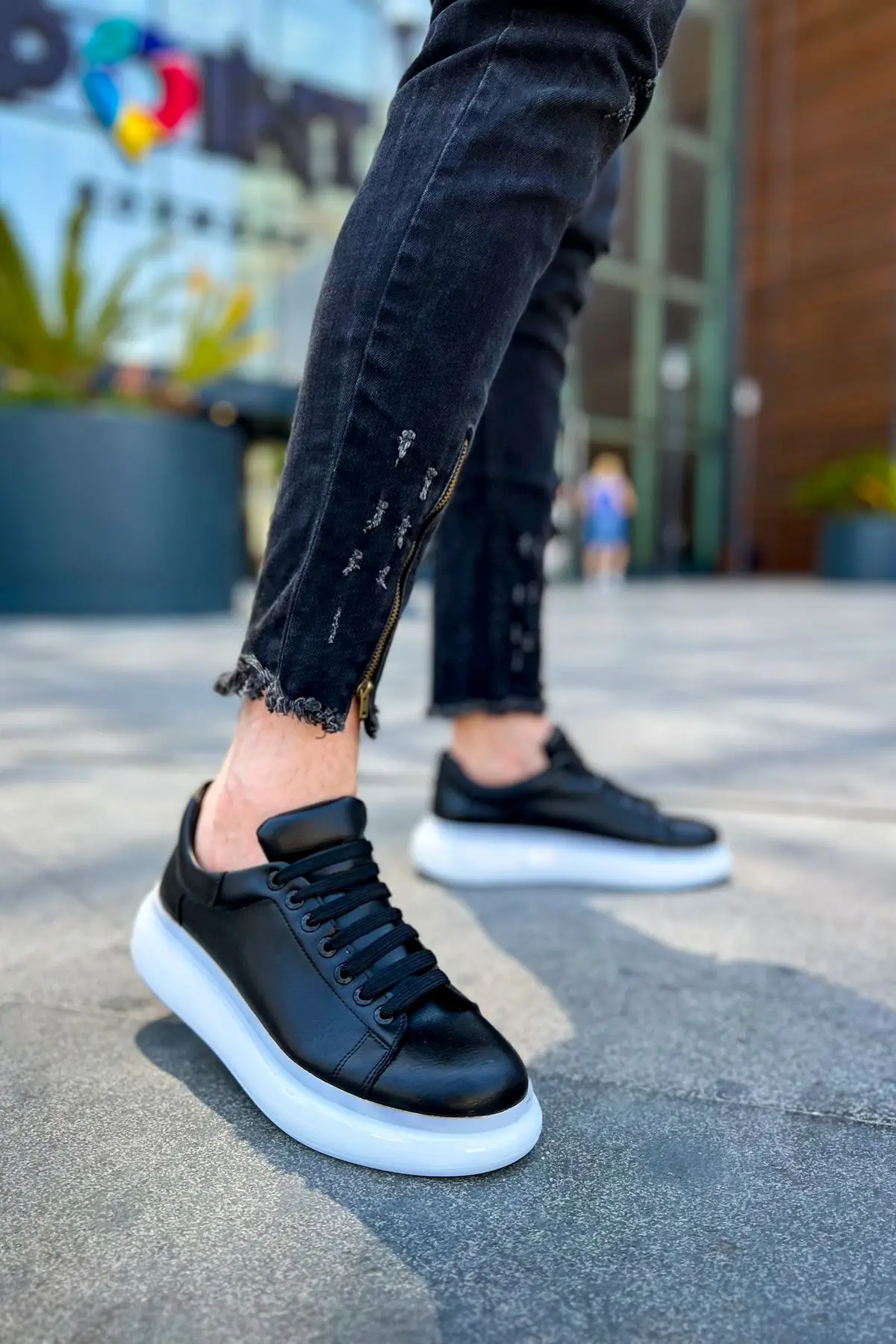 

Men's Sport Casual Sneakers Shoes WHITE