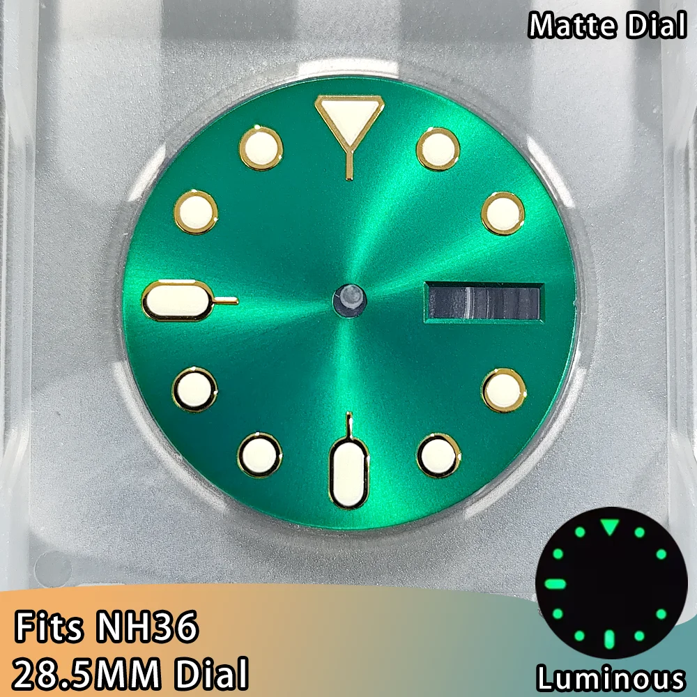 Sterile Luminous Double Calendar Watch Dial - 28.5mm Accessories