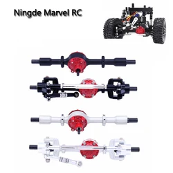 1 Pair RC Car Metal Front and Rear Axle Set for WPL C14 C24 C34 C44 B14 B24 1/16 Professional Upgrade Parts Accessories