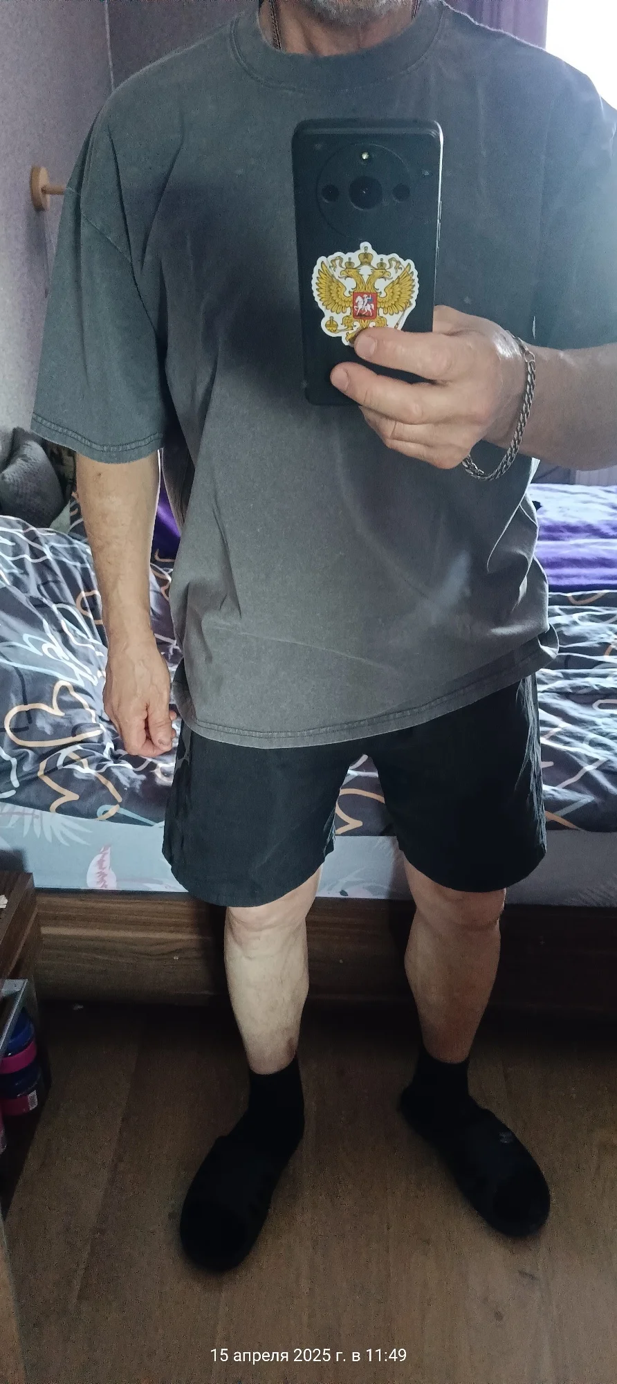 American Style Retro Heavyweight Solid Color Short Sleeved T-shirt Men Women Summer Street Trendy Washed Old Oversized Clothes photo review