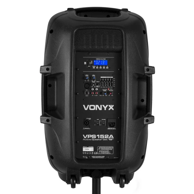 Vonyx Vps152a Set Powerful Speakers With Feet And Cables Of 15