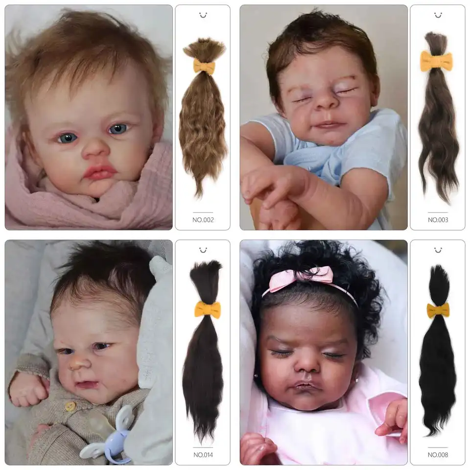 witdiy/23-26cm/mohair Hair/organic Hair Bundles/Schengen Hair/reborn Doll Wig/Blythe Hair/mohair Wig_voghion.com