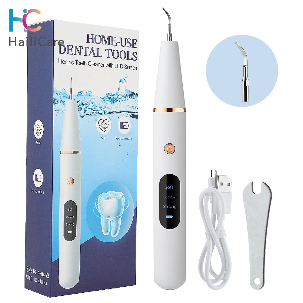 Ultrasonic Teeth Cleaner Oral Dental Scaler Calculus Tartar Remover