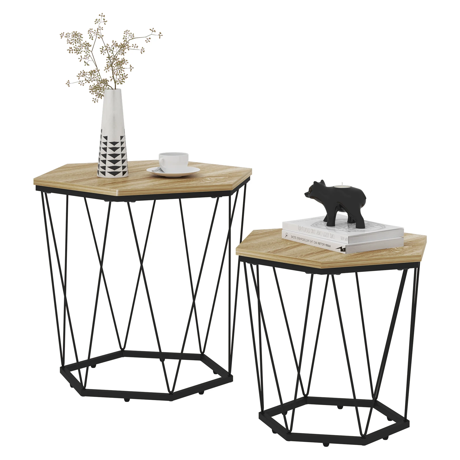 Proficiat Klaar controleren Furniture Industrial Style Home | Coffee Tables Living Room Black - 2pcs  Tea Coffee - Aliexpress