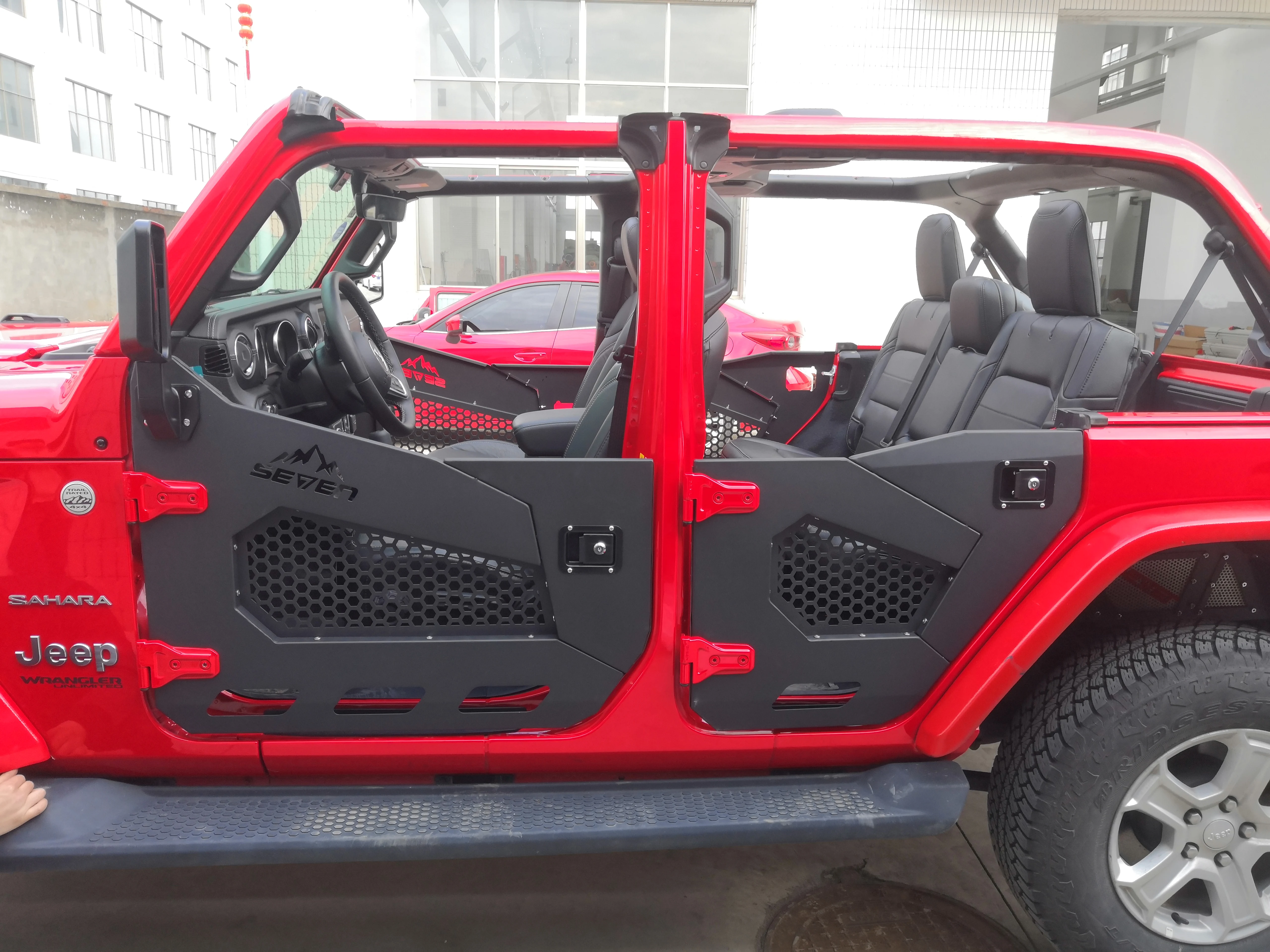 Alfombrillas Personalizadas 2007-2013 Alfombrillas Para Jeep Wrangler JK 2007-2013 – 4 Puertas, Material TPE, Impermeables Y Antideslizantes Protección Suelo Automóvil