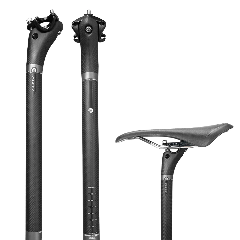 Carbon Seatpost 27.2/30.8/31.6mm Matte Black MTB/Road Bike Seat Post
