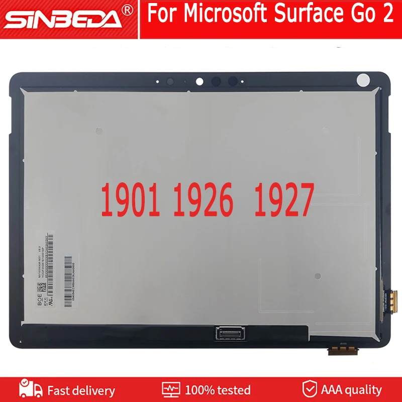 

10.5" LCD For Microsoft Surface Go 2 Go2 1901 1926 1927 LCD Display Touch Screen Digitizer Assembly for Surface Go 2 LCD