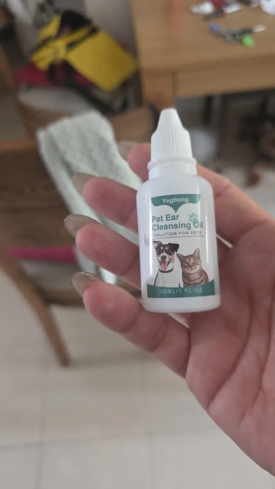 30ml Dog Ear Cleaning Remove Mites Dog Ear Medicine Keep Canals Clean Cat Ear Deodorant Oil Anti-ticks for Pet Cleaning Supplies photo review