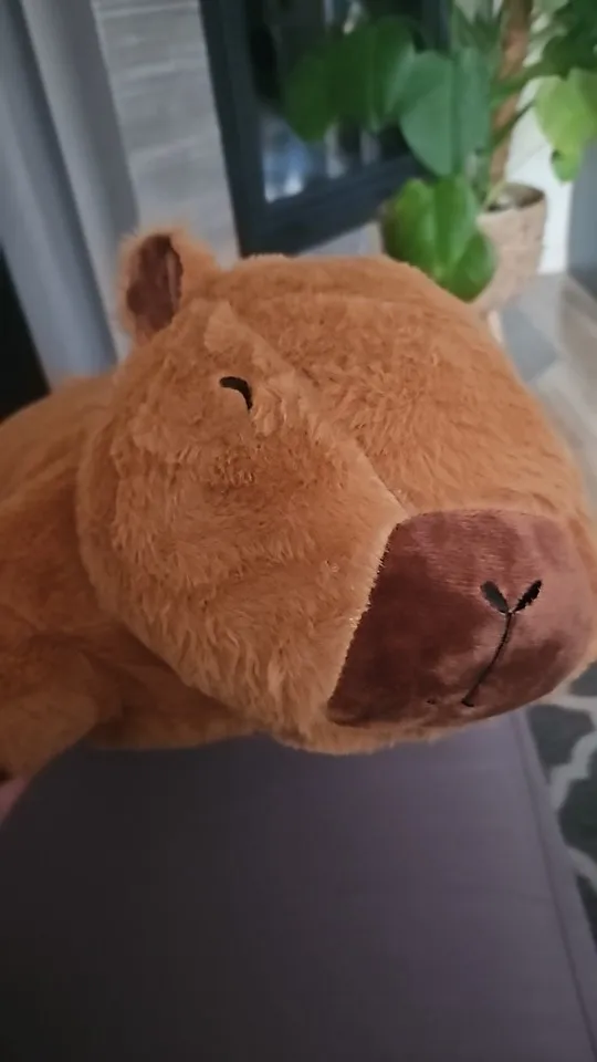 Capivara Fofeza® de Pelúcia – Estilo Almofada