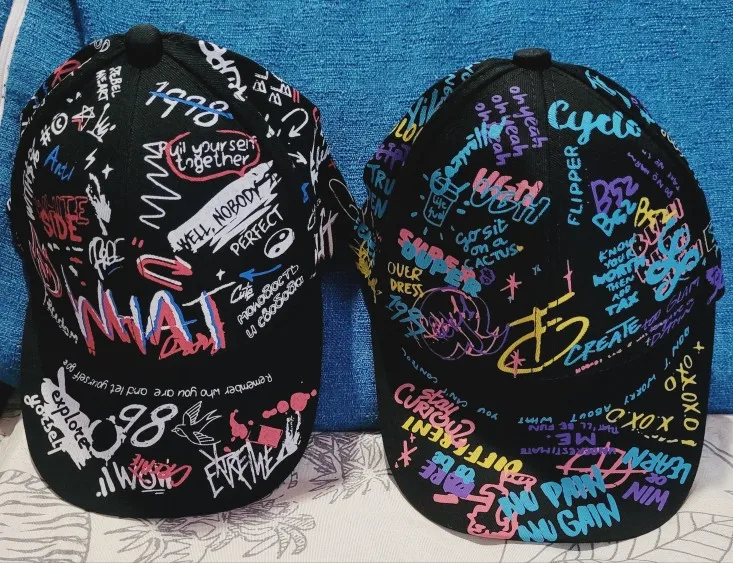 Unisex Letter Printing Snapback Baseball Caps photo review