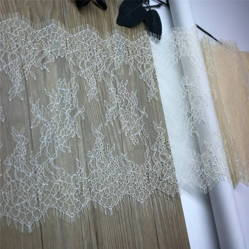 Spitzenbesatz, Schokolade, Wimpernspitze, braune Farbe, Chantilly-Spitzenbesatz, Bekleidung, zweifarbiger Stoff, Spitze, DIY, dunkelgrüne Spitze, Nähen, Basteln – Detail 25