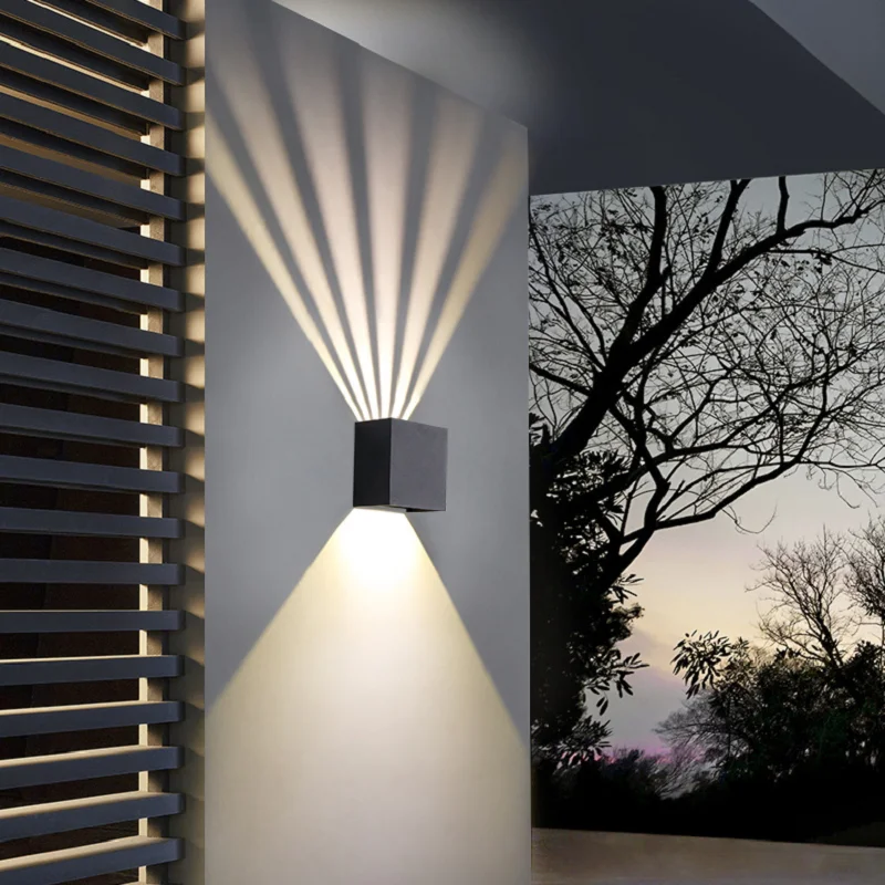 

Up and Down LED Wall Lamp Waterproof IP65 Aluminium Interior Wall Light For Bedroom Living Room Corridor Indoor Outdoor Lighting