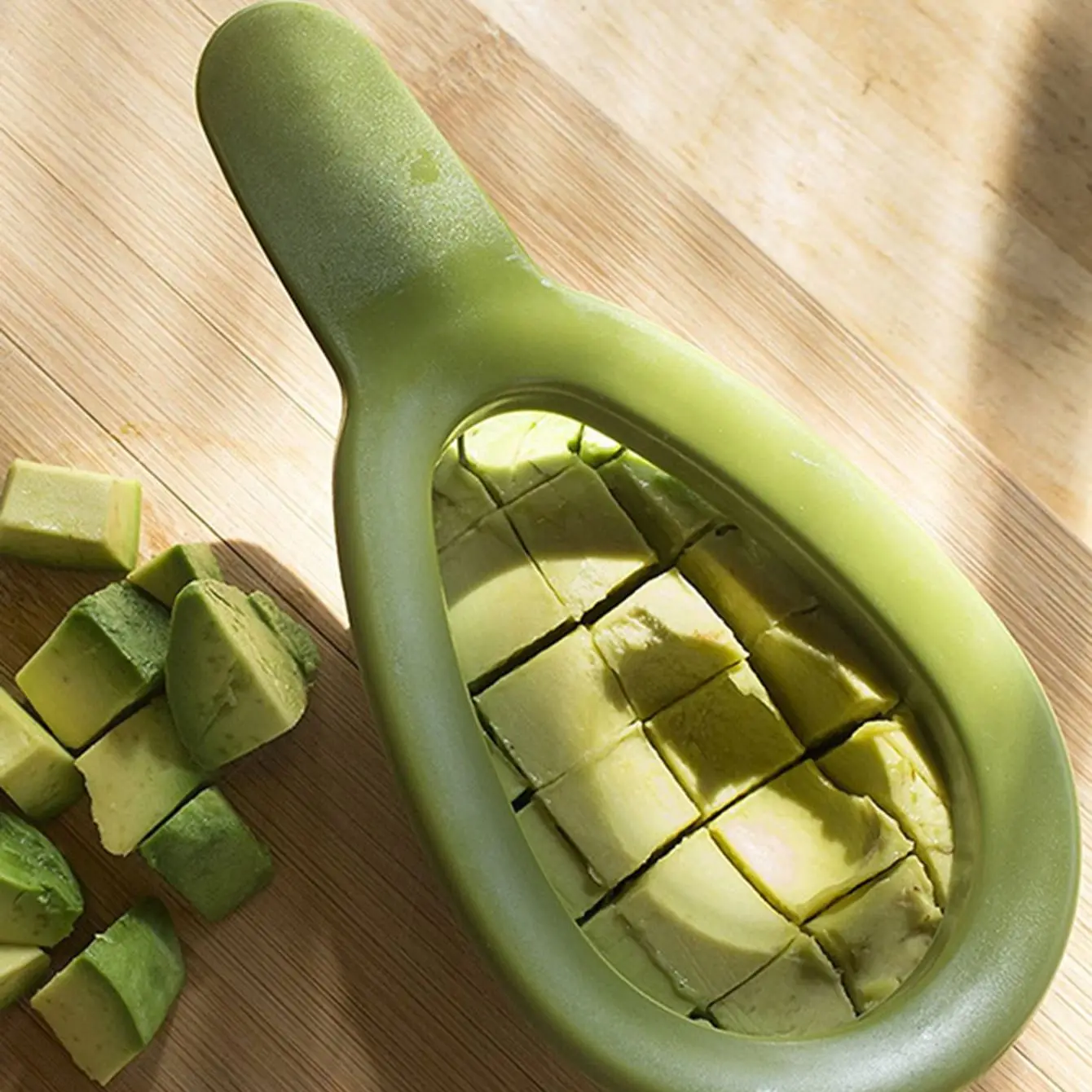 1pc Stainless Steel Avocado Cutter