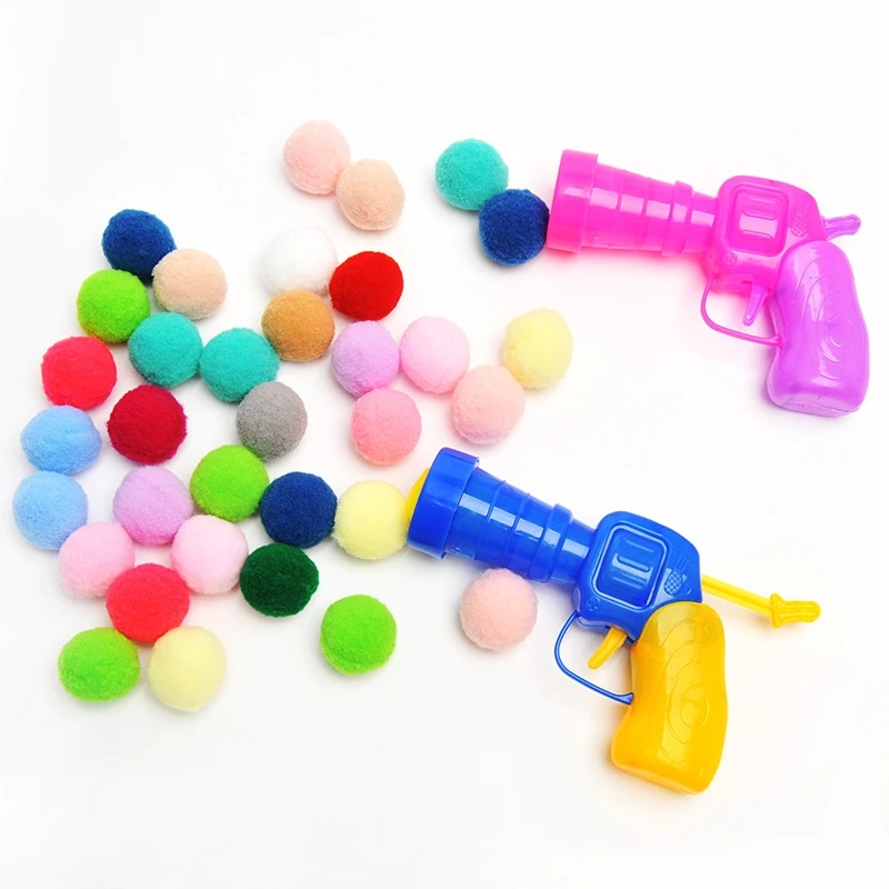 Pistola da tiro con palla di peluche per gatti - immagine 2