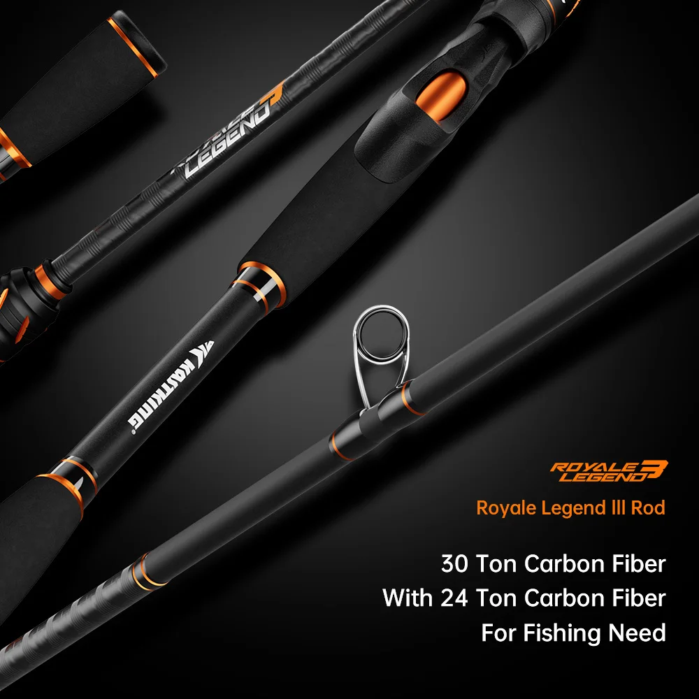 KastKing Royale Legend III Carbon Spinnrute mit 1,98M 2,13M 2,18M Baitcasting-Rute für Barsch- und Hechtangeln – Detail 4