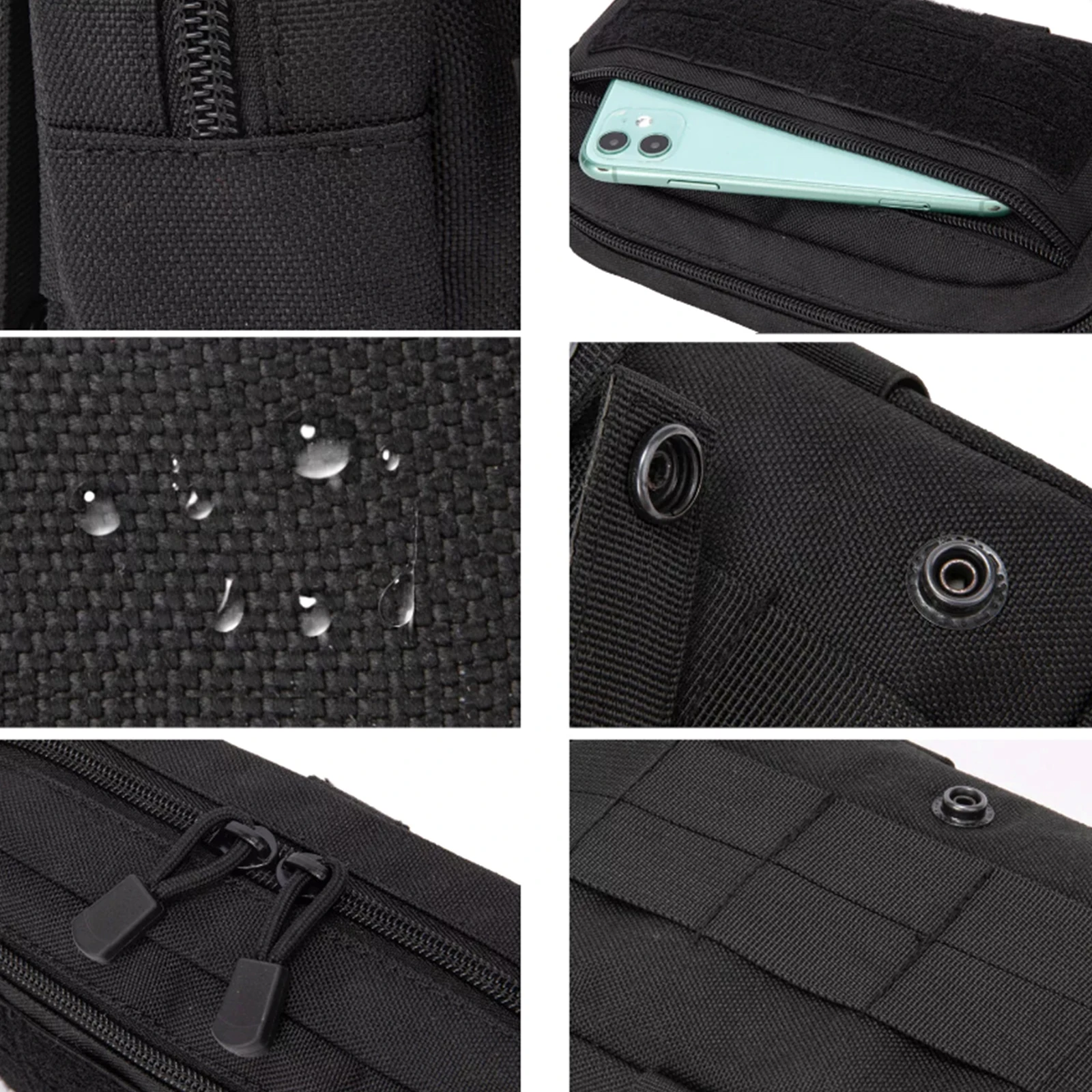Nylon Tactical Admin Pouch Molle Vest Organizer