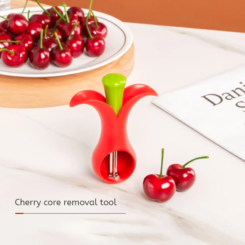 6 Hole Cherry Corer With Container Kitchen Gadgets Tools Novelty Super  Cherry Pitter Stone Corer Remover Pit 6 Kitchen Tools - AliExpress