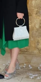 Shiny Handmade Diamond Bag Wedding Handbag photo review