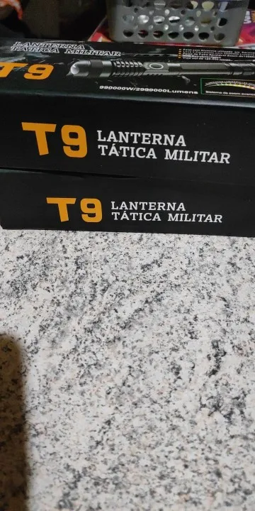 T9 Lanterna Tática Mais Forte Do Mundo Potente Sitio Fazenda photo review