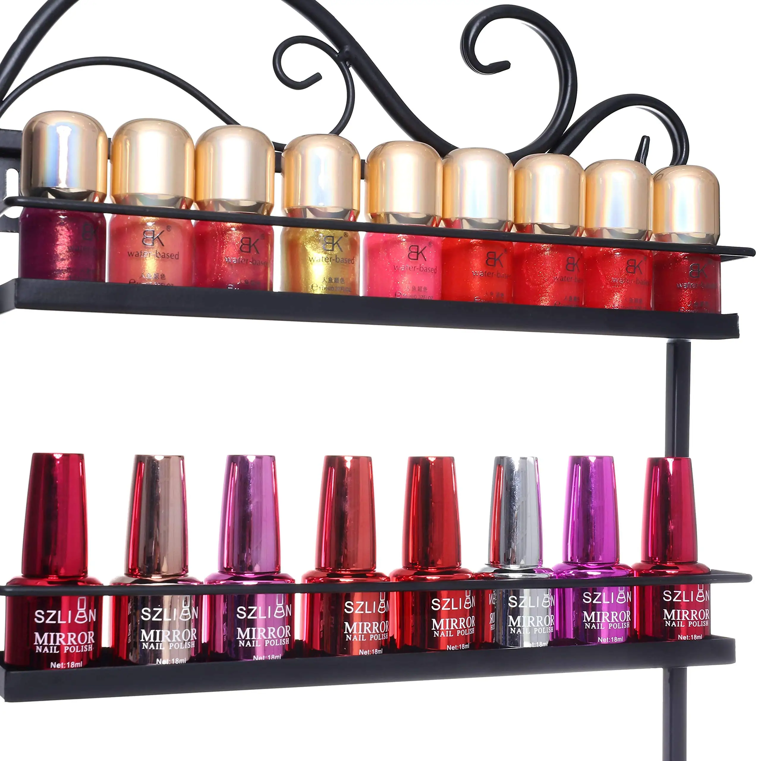 Organization and Storage Nail Polish Display Stand Holder Acrylic Nail  Polish Rack Stand Oil Bottle Organiser Jewelry Makeup Organizer for Bottles  2 Floors - Walmart.ca