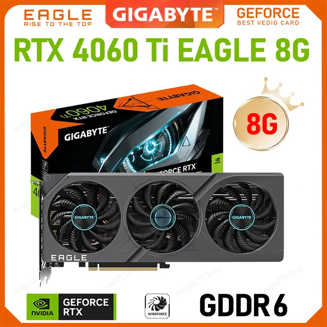 Gigabyte GeForce RTX 4060Ti Eagle 8GB GDDR6 PCI-Express Graphics