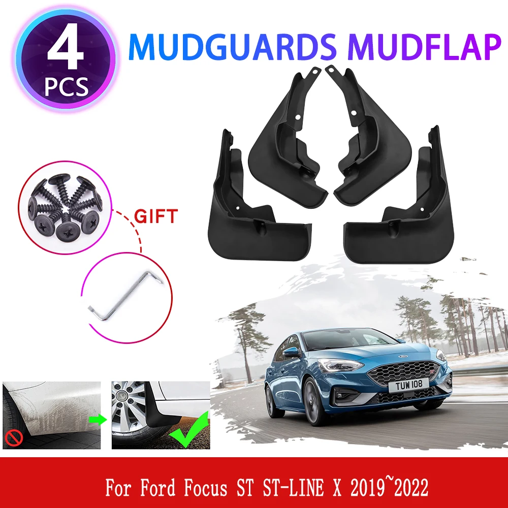 Garde-boue Avant Et Arrière Pour Ford Focus Mk4 St, 4 Pièces, Accessoires  De Voiture - Garde-boue - AliExpress