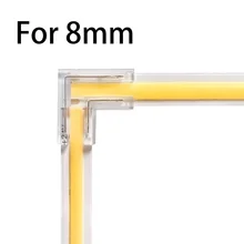  Fast LED Strip Connector Joint Corner Cable COB Strip 8mm 10mm FOB Lights Diode Tape Ribbon Solderless Easy Connecting 