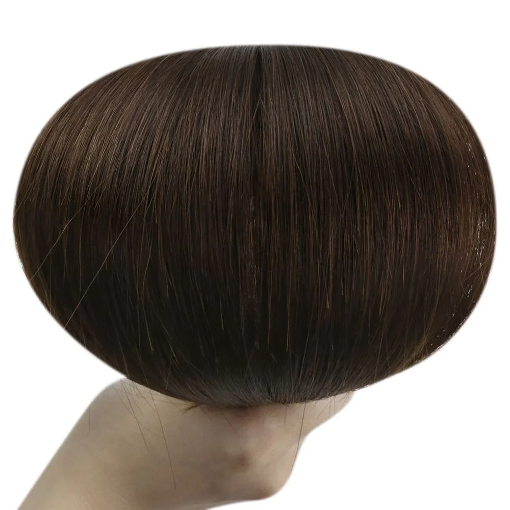 [40g 0.8g/s]LaaVoo Invisible Itip Human Hair Extensions Straight Natural 16-24inch 100% Real Brazilian Human Hair High Quality