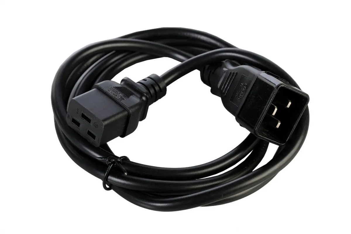 Шнур питания с заземлением REM R-16-Cord-C19-C20-1
