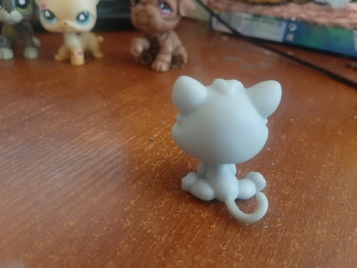 LPS CAT rare Littlest pet shop cute toys standing short hair cat original  kitten husky puppy dog fox animal old bobble head toys