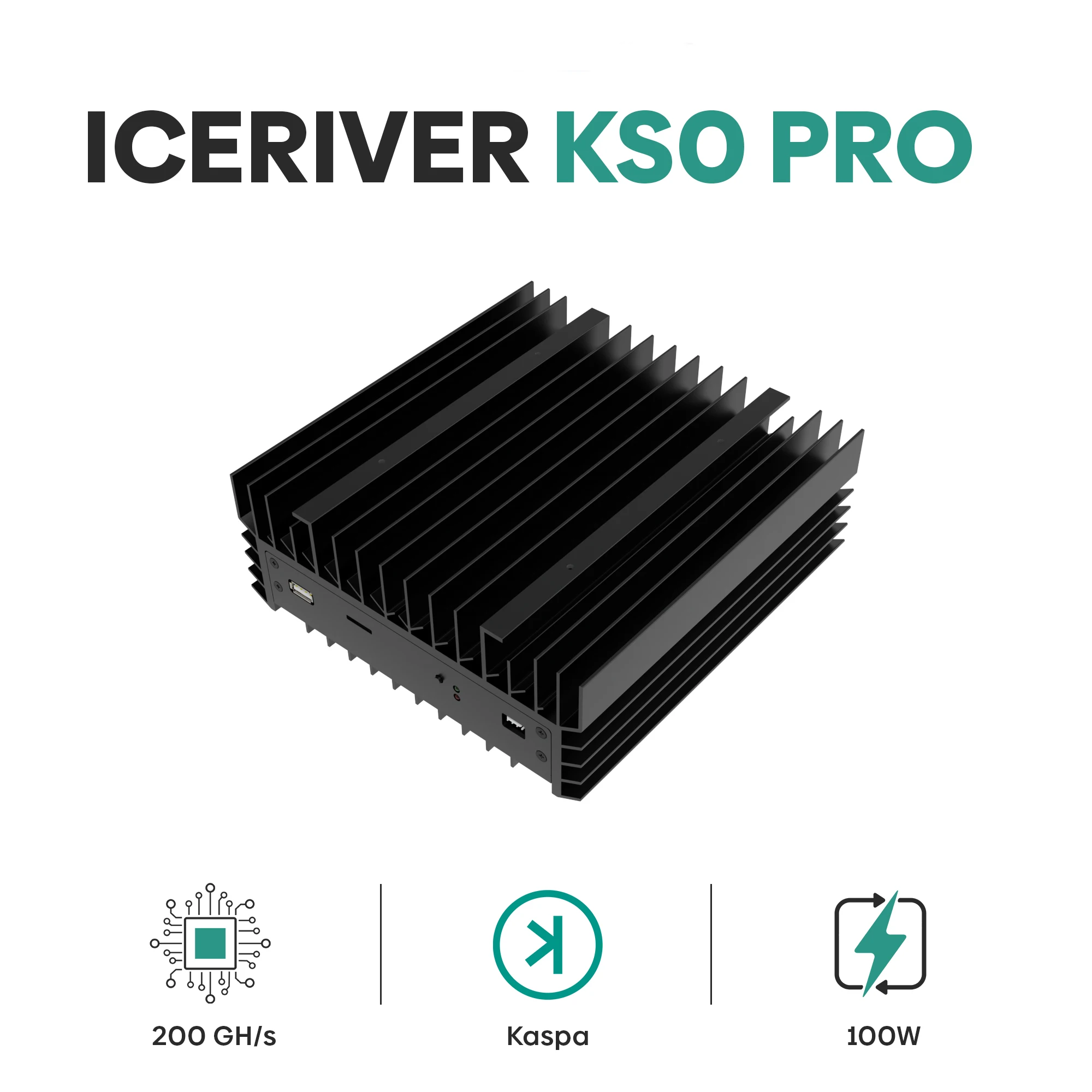 

Лучшая сделка 100% ICERIVER KS0 PRO KAS MINER (200GH)