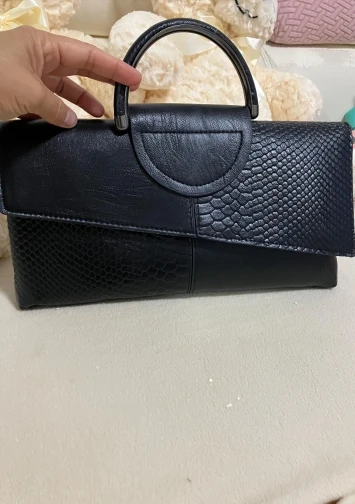 Soft PU Leather Handbag Women Luxury Purses photo review