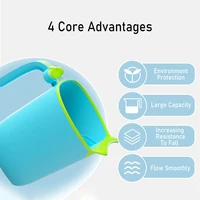 Baby Bath Rinse Cup Newborn Baby Shower  Spoons Child Washing Hair Cup for Bathing Kids Bath Tool 4