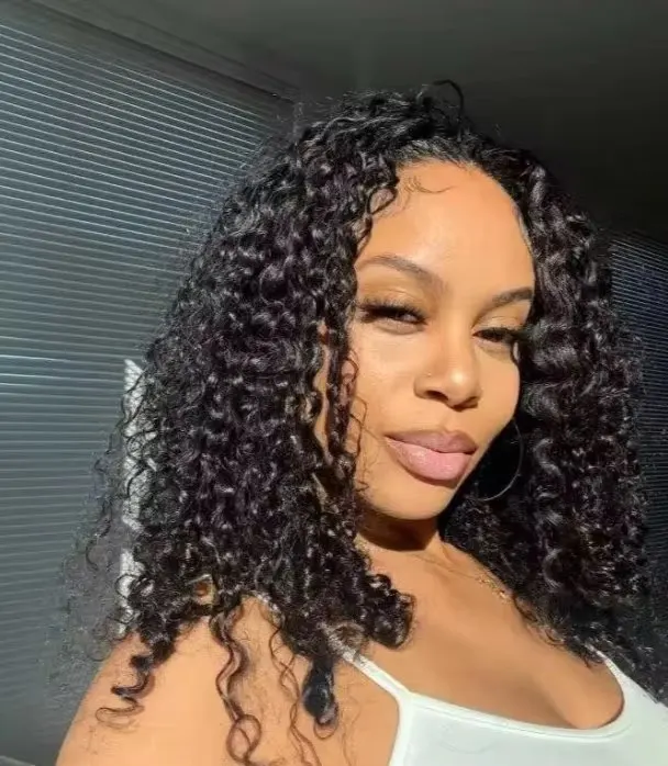 Burmese Curly 13x6 HD Lace Full Front Wig Pre-Everything Human Hair Free Part Wig