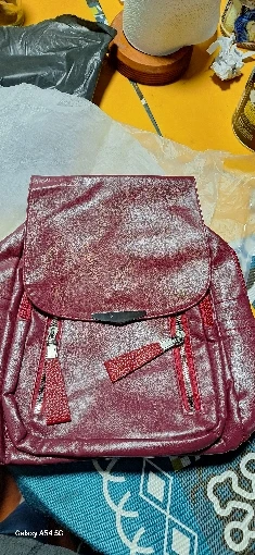 Pu Leather Backpack Shoulder Bag photo review